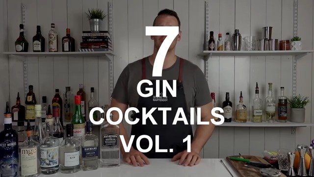 7 BEST GIN COCKTAILS (and How to Make Them with 10 Ingredients!) - VOL. 1