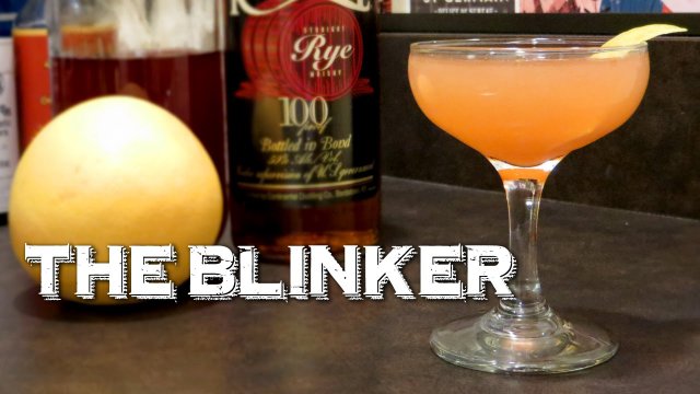 The Blinker - A Vintage Prohibition-Era Whiskey Cocktail