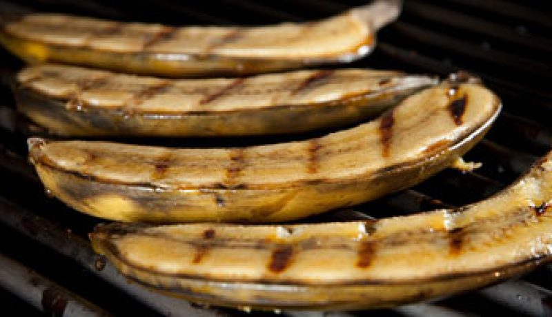 Grilled bananas (with whisky, of course)
