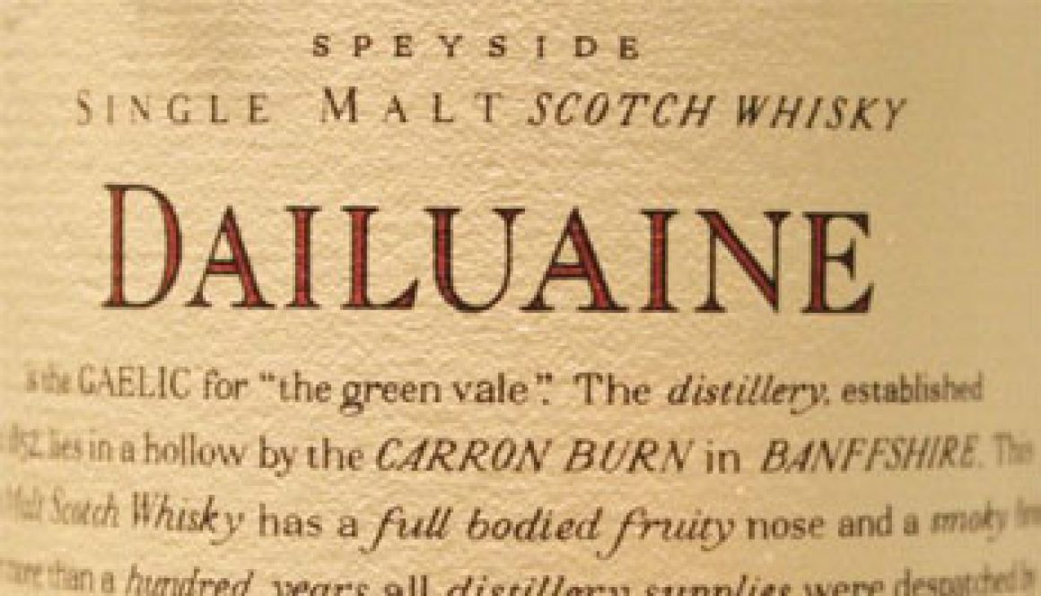 Dailuaine 27 Year Old