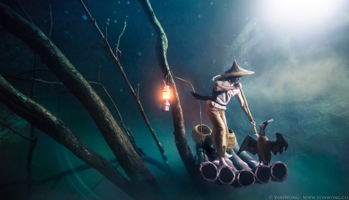 VonWong's Underwater Fisherman in collaboration with Ballentines