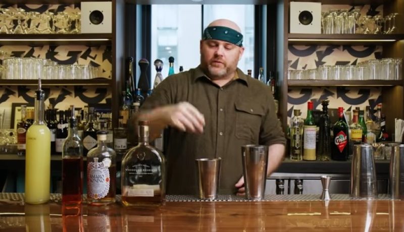 Bartender Mixes Levels of Whiskey Cocktails Bon App├⌐tit(0)