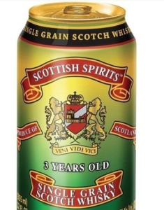 whisky in a can
